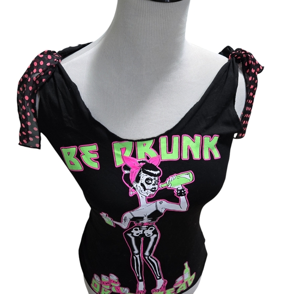 RARE*nwt vintage punk too fast tank top - Picture 2 of 3